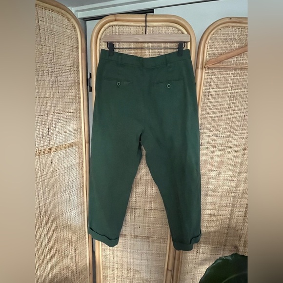 Pistola Kellin High Rise Pleated Trouser Green - Picture 6 of 7